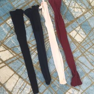 4 pairs of tights